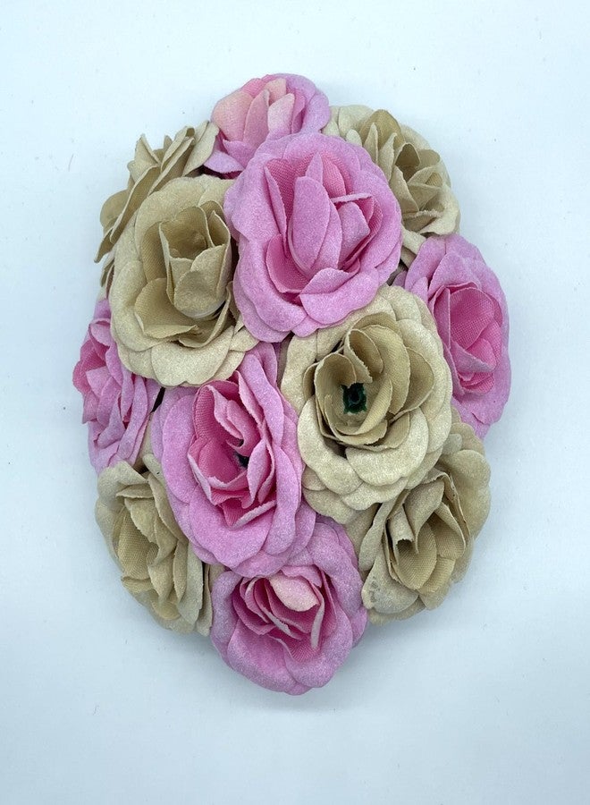 Maahal Artificial Flower Juda, Bridal Gajra/Bun Hair Accessories For Women, Multi, 1PC - Image 1