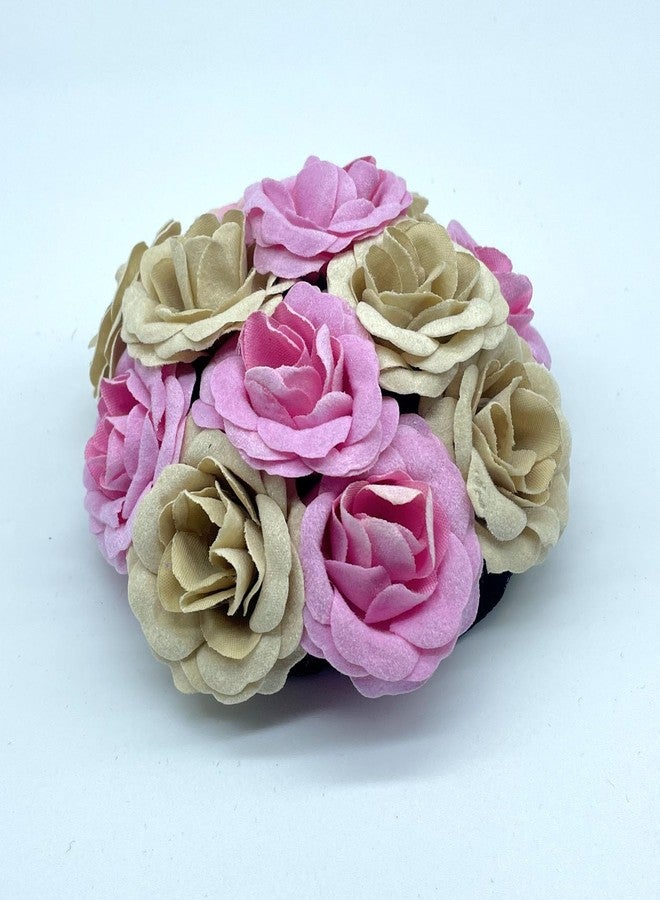 Maahal Artificial Flower Juda, Bridal Gajra/Bun Hair Accessories For Women, Multi, 1PC - Image 3