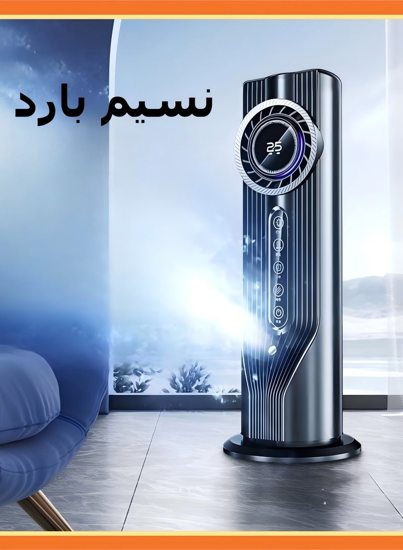 ZTEK 【 Air Conditioners Fan】Quiet Operation with Humidifier, Smart Timer,6-Speed Adjustable，USB-Powered,  Portable for Office/Home - Image 1