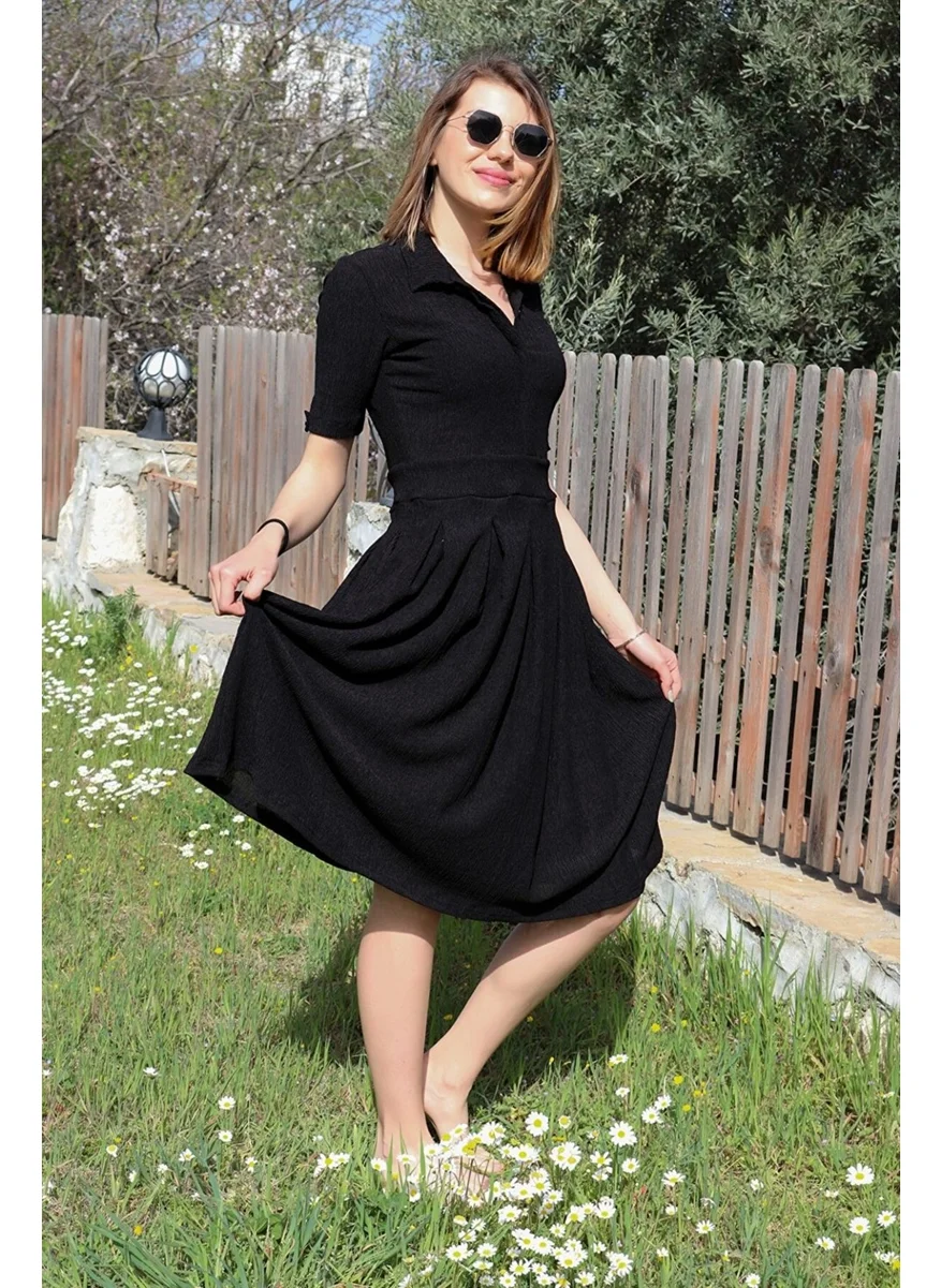 Barbora Linen Casual Summer Office Women's Dress