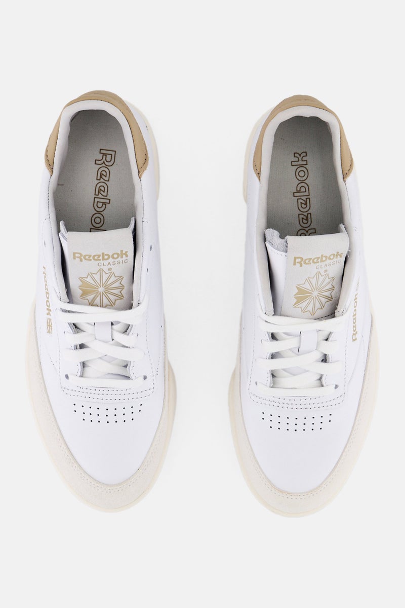 Reebok Men Lace Up Tennis Shoe, White - Image 3
