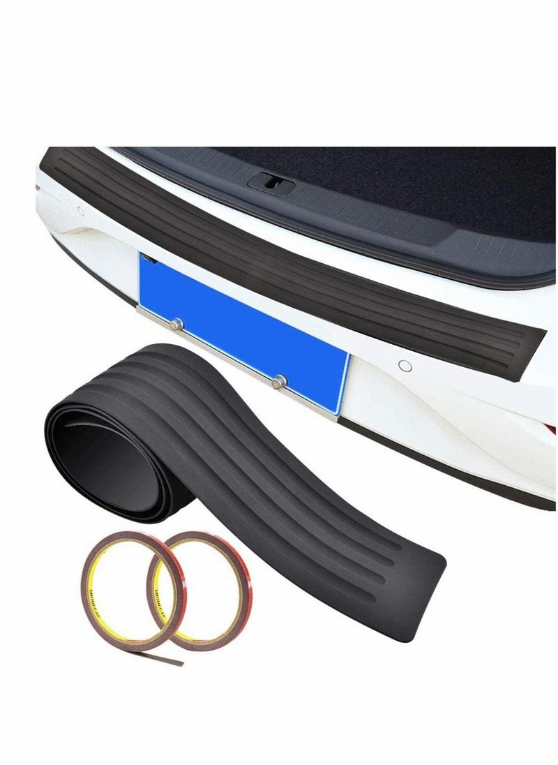 SYOSI - Door Sill Protector, Car Door Guard Bumper Flexible Spoiler Rubber Skirt Protector Carbon Fiber Front Bumper Spoiler Bendable Door Sill Scuff Bumper with Strong Adhesive for Any Car - Image 1