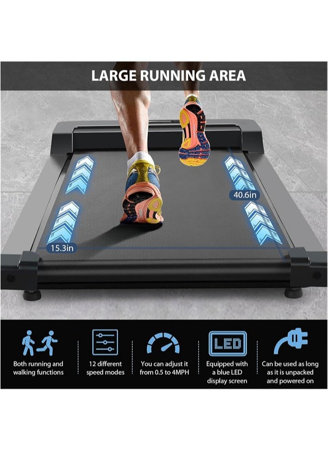 Treadmill For Home Protable Under Desk Walking Pad With Remote Control LED Display Walking Jogging Machine For Office Exercise - pzsku/Z0929B1623C38312E3B71Z/45/_/1719560235/f9e70d5b-e045-40da-86ca-f07eafec3de9