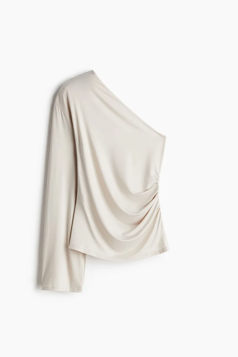 H&M Draped one-shoulder top