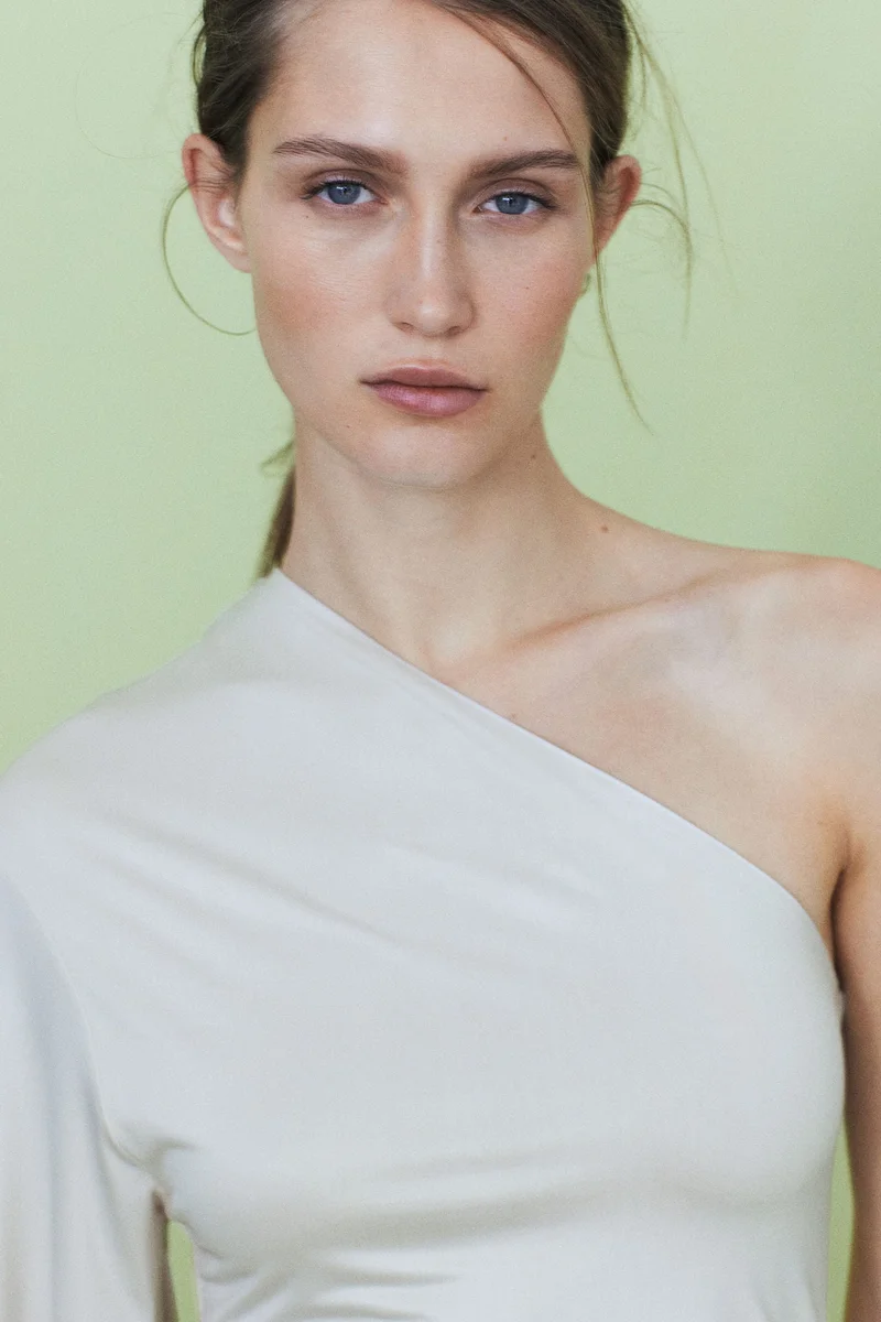 H&M Draped one-shoulder top