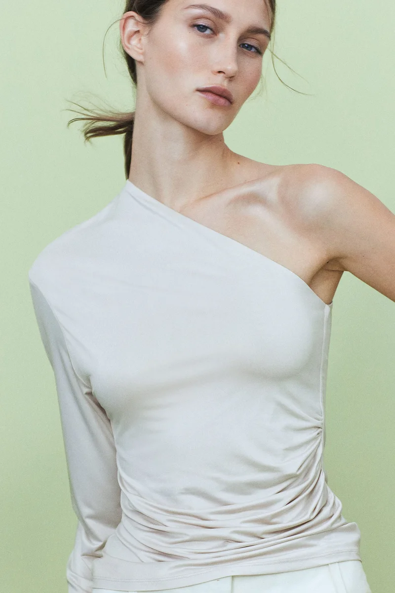 H&M Draped one-shoulder top