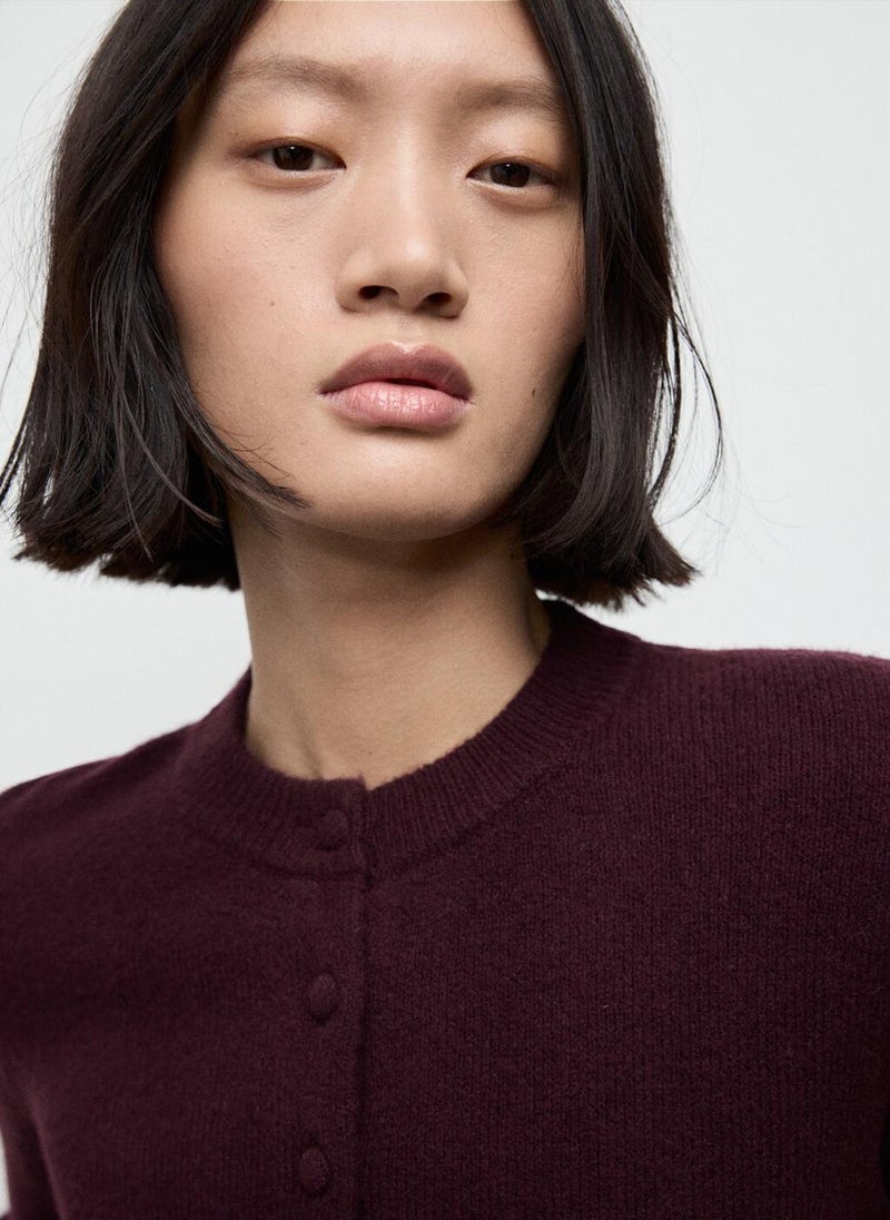 مانجو كارديجان محبوك بكشكشة - Image 3