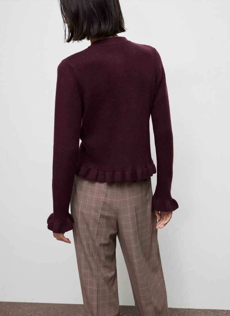 مانجو كارديجان محبوك بكشكشة - Image 2