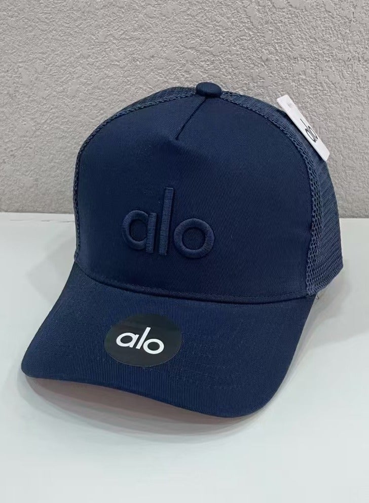 alo Alo embroidered lettering mesh baseball cap
