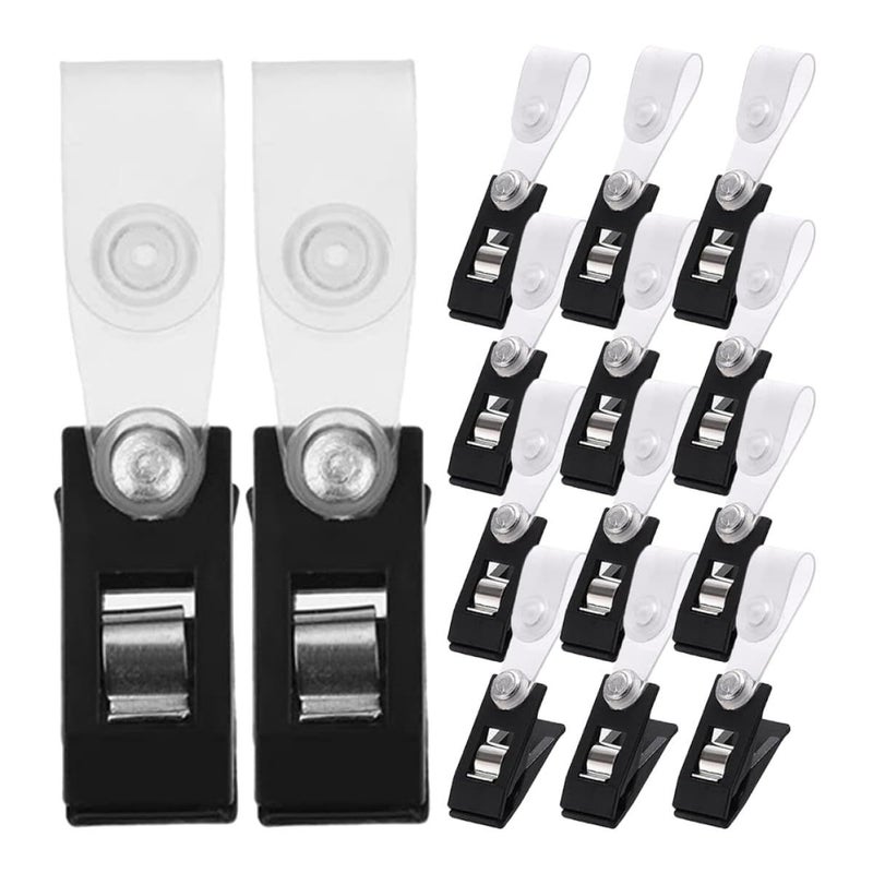 40pcs Garden Flag Windproof Clips Plastic Stoppers Outdoor Flagpole Hardware Anti Wind Banner Fixing Clamps Lawn Patio Decor - Image 2