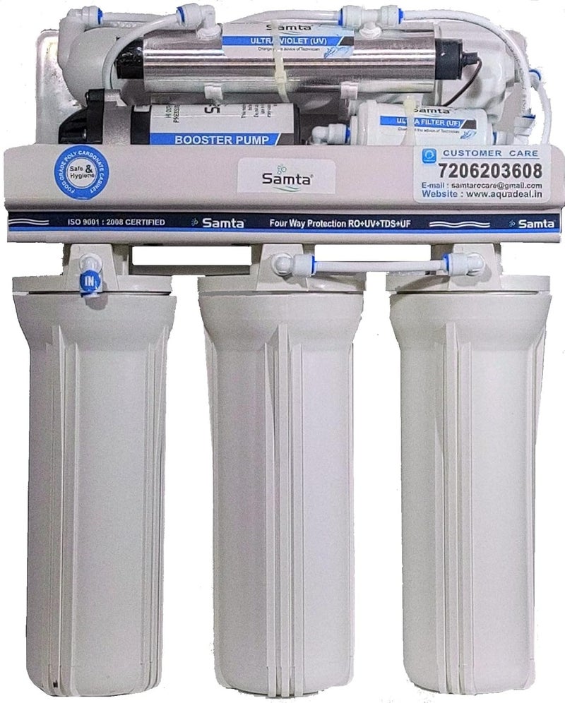 SAMTA wall mount Open RO UV UF TDS adjuster RO UV UF TDS Water Purifier White - Image 1