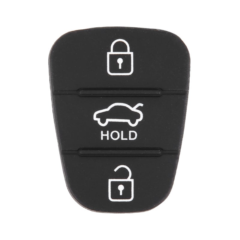 5pcs Replacement Remote Key Shell Rubber 3-Button Pad Fit for Hyundai Fit for Kia(with Letter) - Image 5