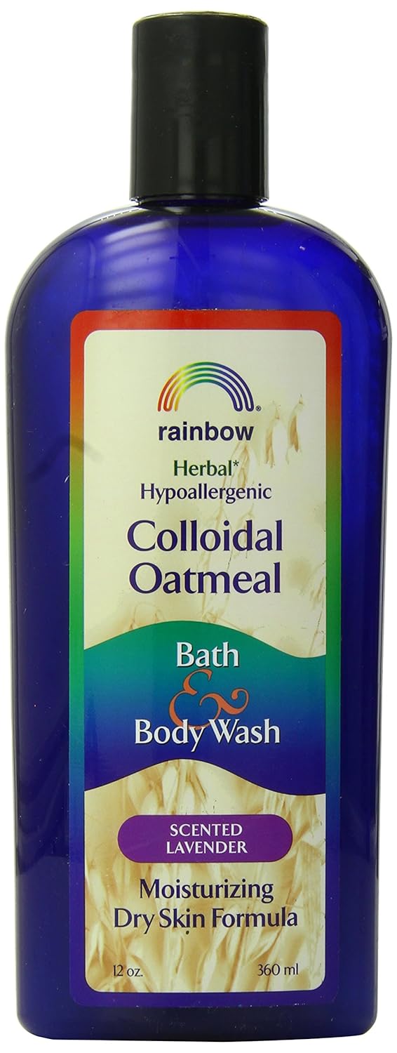 Rainbow Research Colloidal Oatmeal Bath  Body Wash Lavender Scent  12 Oz