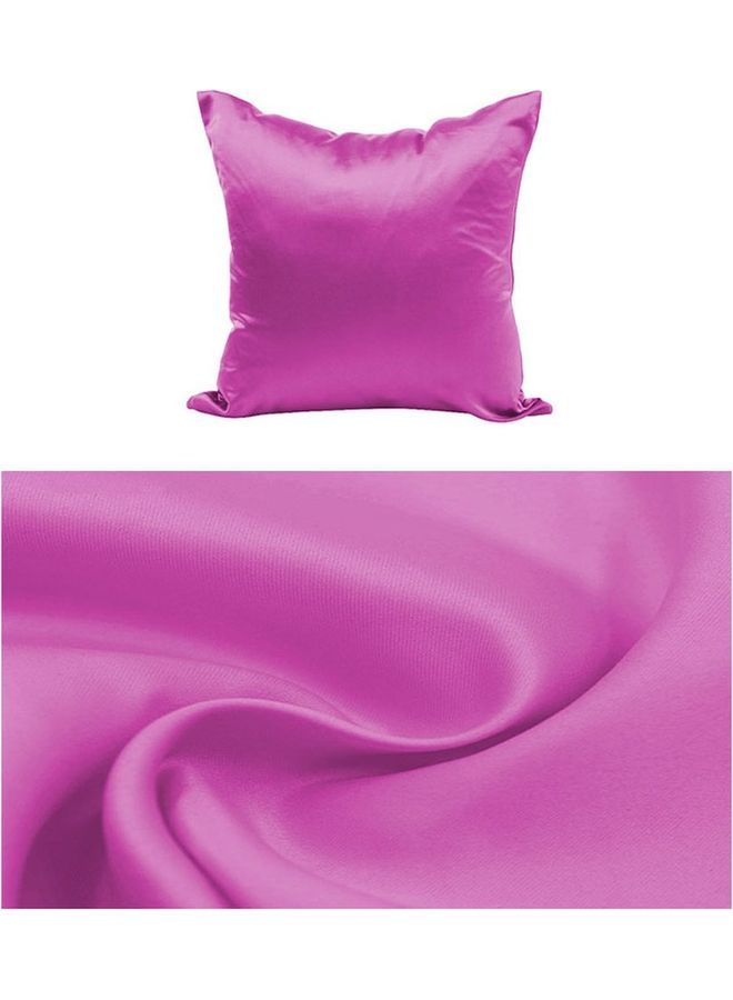NIBEMINENT Solid Cushion Cover Light Pink 45x45cm - Image 2