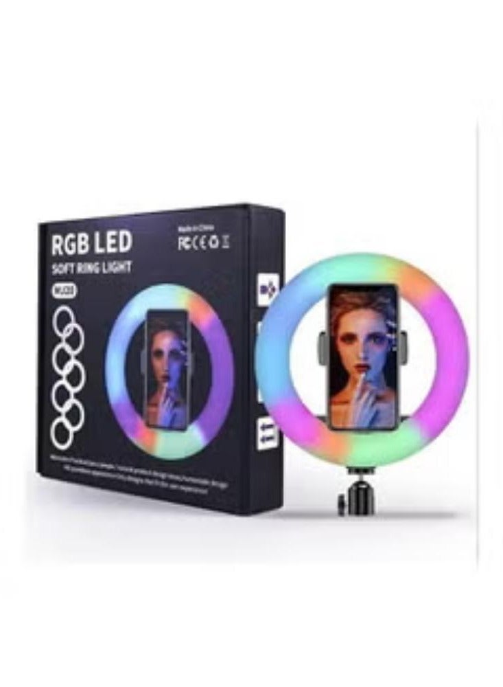 ضوء حلقة ناعم LED بإضاءة RGB متعدد الألوان - Image 1