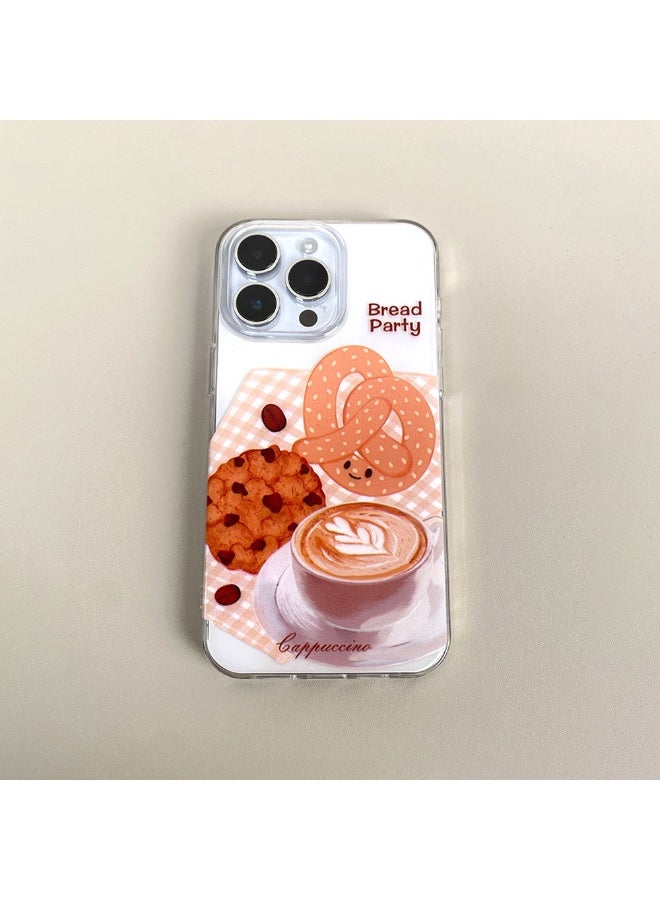 NIBEMINENT New Cappuccino Protective TPU Case Cover For iPhone 16 Pro Max, White