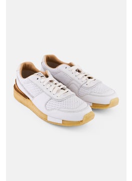 clarks Women Standard Torrun Kow Top Lace Up Sneakers Shoes, White  - Image 1