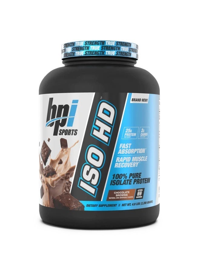 BPI SPORTS ISO HD™ - Isolate Protein Chocolate Brownie 5lbs - Image 1