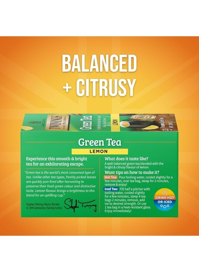 Twinings Lemon Flavoured Green Tea - Image 2