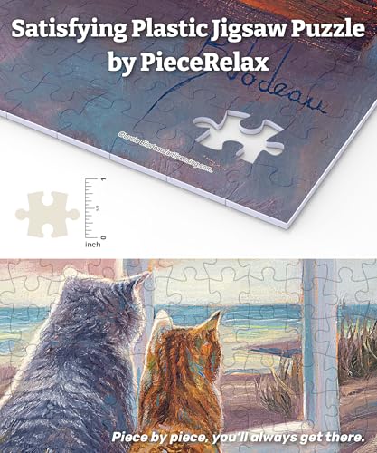 PieceRelax PieceClicks Plastic Jigsaw Puzzle for Adults 1000 Pieces Lucie Bilodeau Enjoying The View 252 X 189 Inches Most Satisfying Table Games No Glue Needed U1055 - Image 5