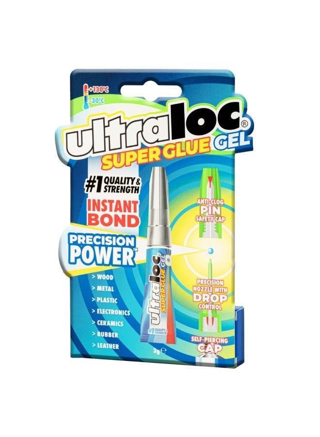Ultraloc Super Glue Gel 3g – Precision Strong Hold for Controlled Application – Made in UK - Image 2