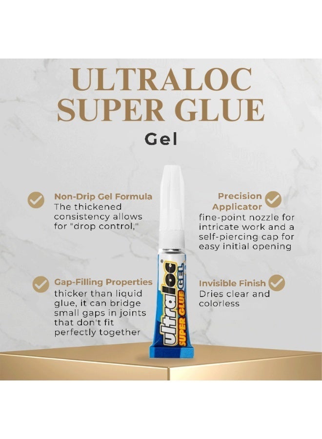 Ultraloc Super Glue Gel 3g – Precision Strong Hold for Controlled Application – Made in UK - Image 5