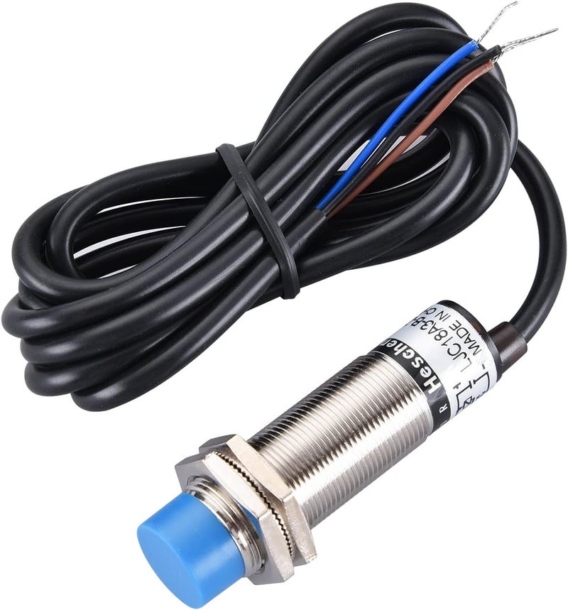 Heschen M18 Capacitive Proximity Sensor Switch Non-Shield Type LJC18A3-B-Z/AX Detection 10mm 10-30VDC 200mA NPN Normally Closed(NC) 3 Wires - Image 1