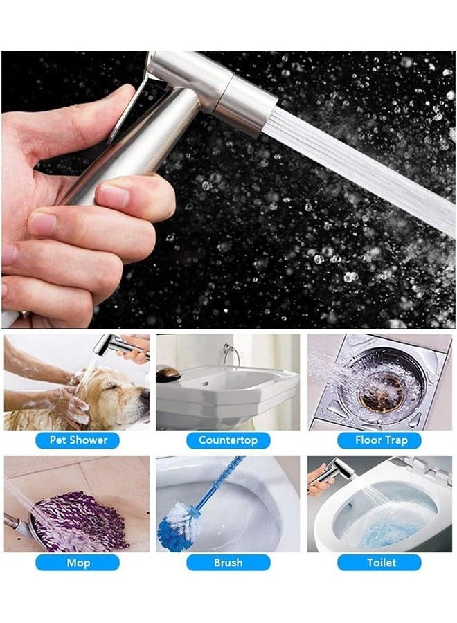 OMEVE Diverter Valve, Adapter with Shut off Valve Stainless Steel Water Diverter Valve Dual-Connector Valve for Toilet Bathroom - Image 5