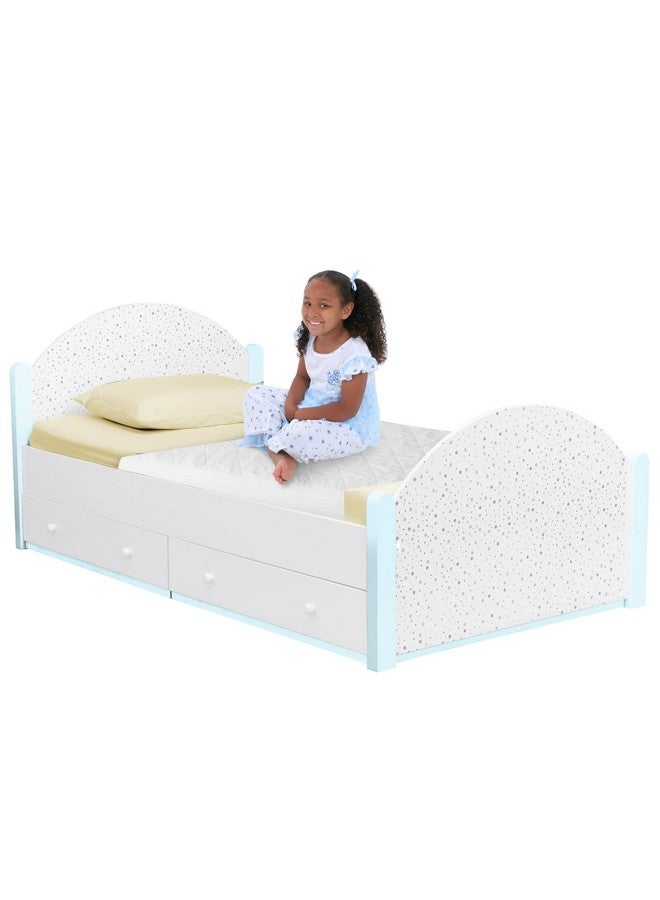 BrightCare Kids Waterproof Bed Pad - Washable Underpad with Tuck in Sides - Soft Quilted Reusable Bed Wetting Protection for Potty Training Children (Toddler and Single Bed Size) - by BrightCare - Image 2