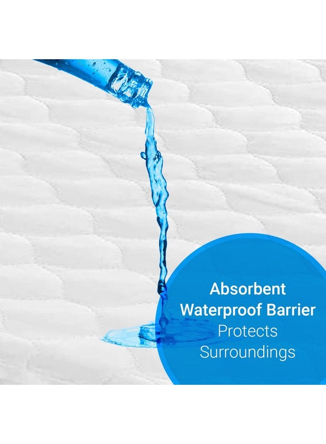 BrightCare Kids Waterproof Bed Pad - Washable Underpad with Tuck in Sides - Soft Quilted Reusable Bed Wetting Protection for Potty Training Children (Toddler and Single Bed Size) - by BrightCare - Image 5