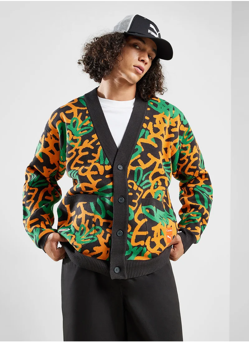 PUMA Carrots Aop Cardigan