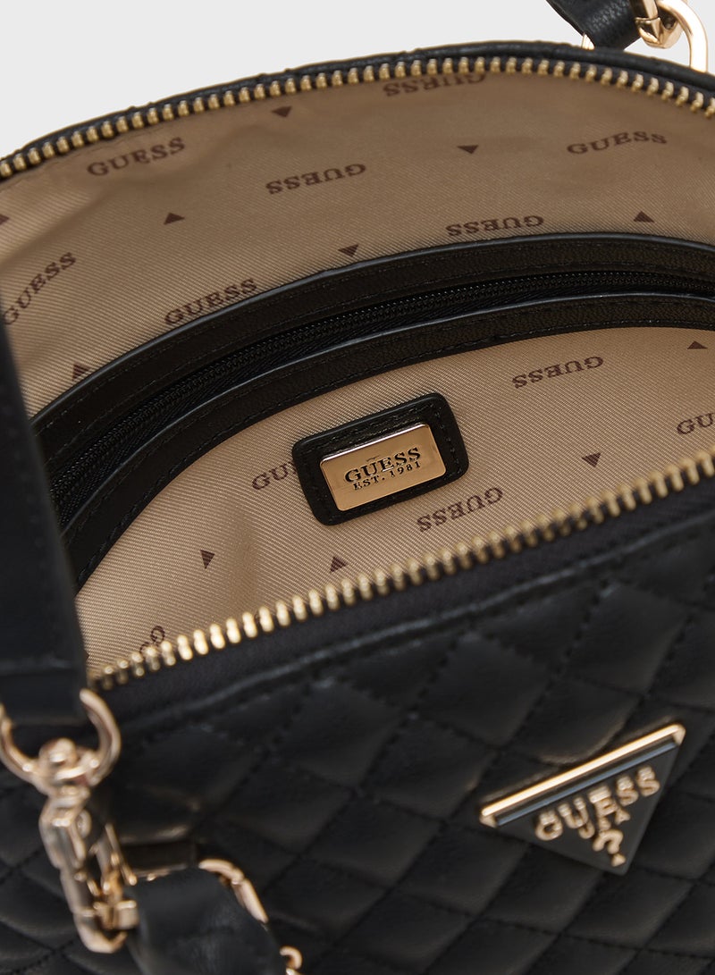 GUESS Everlee Dome Satchel  - Image 5