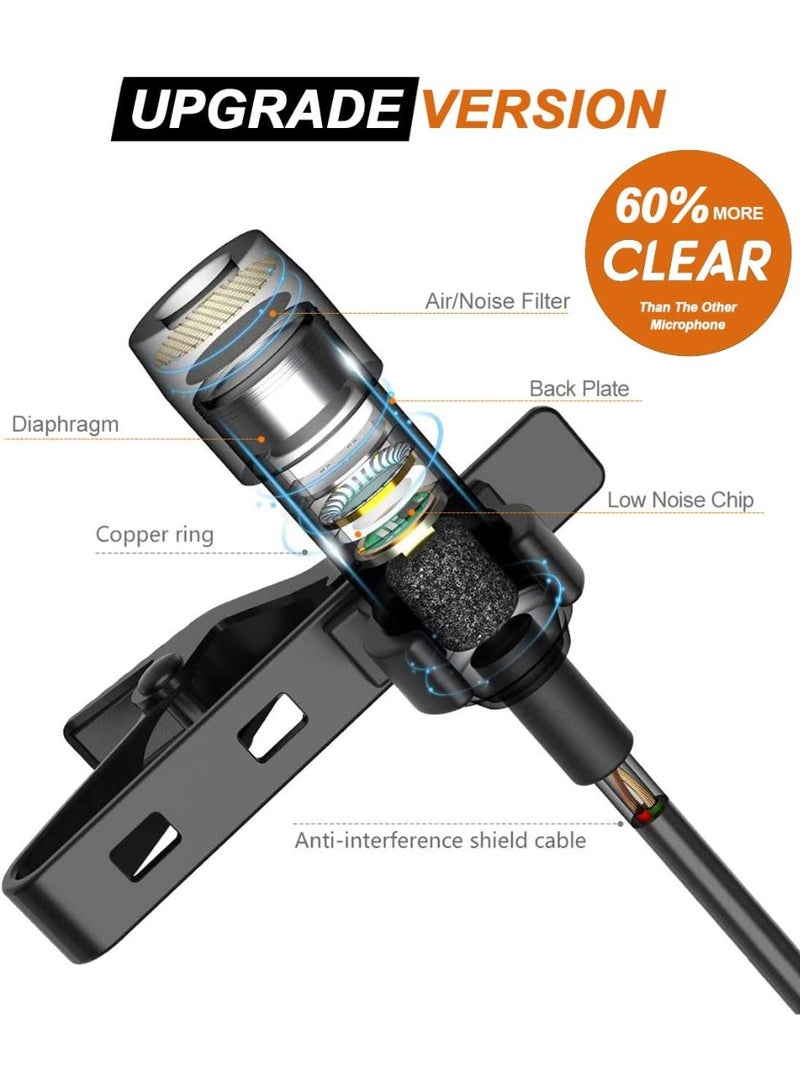 USB Lavalier Lapel Microphone for Video Recording & Streaming - Plug & Play, Omnidirectional, USB-C, Compatible with Android, PC, Laptop, Mac, PS4  - Image 3