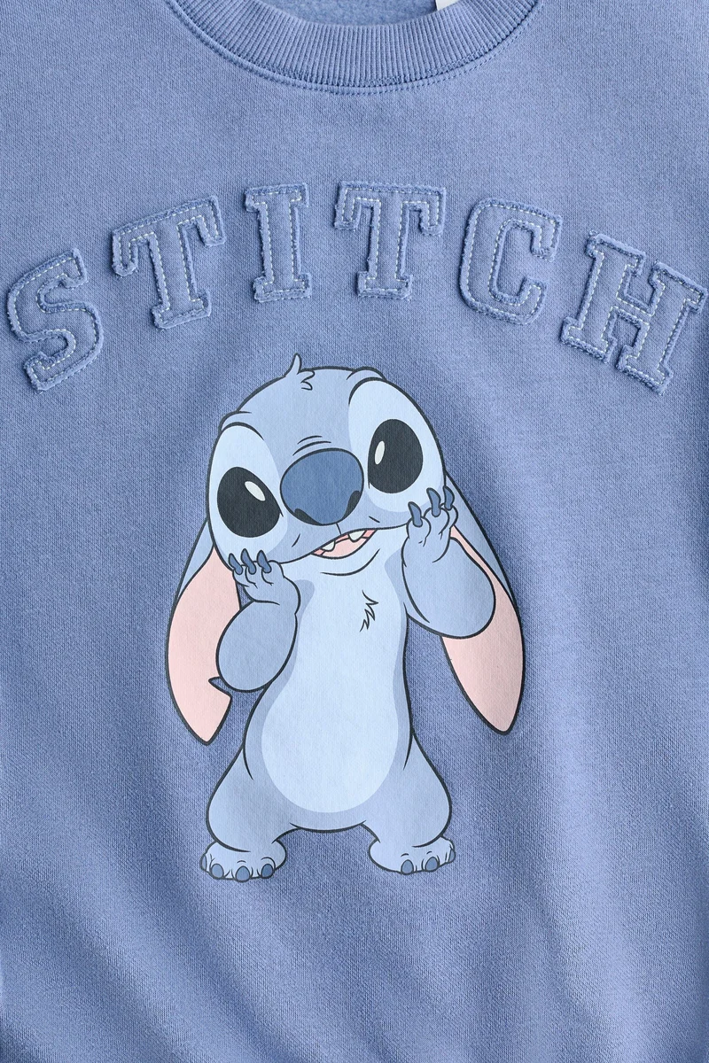 H&M Oversized print-motif sweatshirt