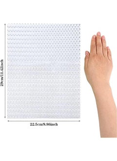 Arabest 7 Sheets 8.86'' x 11.42'' Adhesive Reflective Stickers Flexible Waterproof Warning Reflective Tape Night Lighting Safe Stickers for Car Truck Trailer Motorcycle Bicycle Mailbox  - Image 2