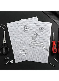 Arabest 7 Sheets 8.86'' x 11.42'' Adhesive Reflective Stickers Flexible Waterproof Warning Reflective Tape Night Lighting Safe Stickers for Car Truck Trailer Motorcycle Bicycle Mailbox  - Image 5
