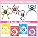 Anditoy 24 Pack Mechanical Transformable Fidget Toys with Valentines Cards for Kids Valentines Day School Class Classroom Gifts Prizes Exchange Party Favors - Image 4