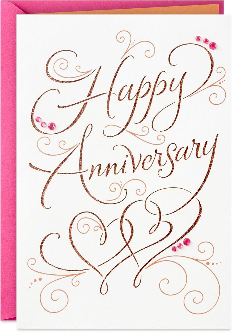 Hallmark Signature Happy Anniversary Card for Couple - Image 1