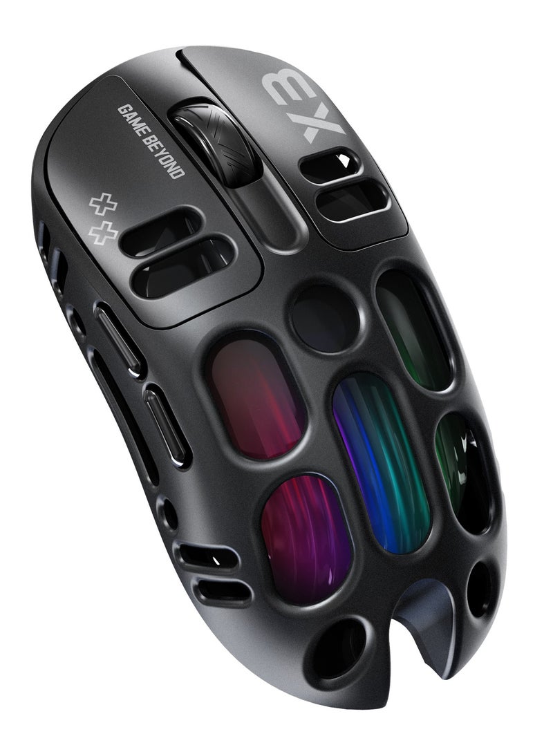 T-WOLF X3 Gaming Mouse Tri-Mode BT Wireless Hollow Design RGB Backlit Mechanical Mouse For Esports - Image 2