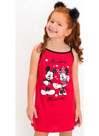 MICKEY MOUSE Licensed Red Girls' Nightgown  - Image 2