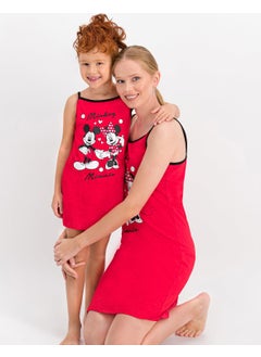 MICKEY MOUSE Licensed Red Girls' Nightgown  - Image 3