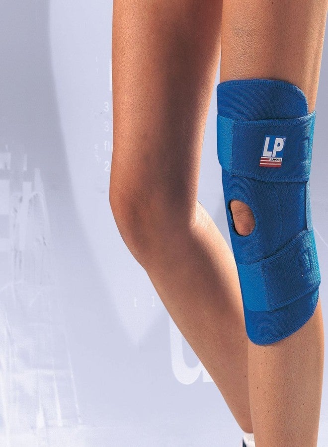 LP SUPPORT Neoprene Supports 758 Open Patella Knee Support,Royal Blue-Free Size - Image 1