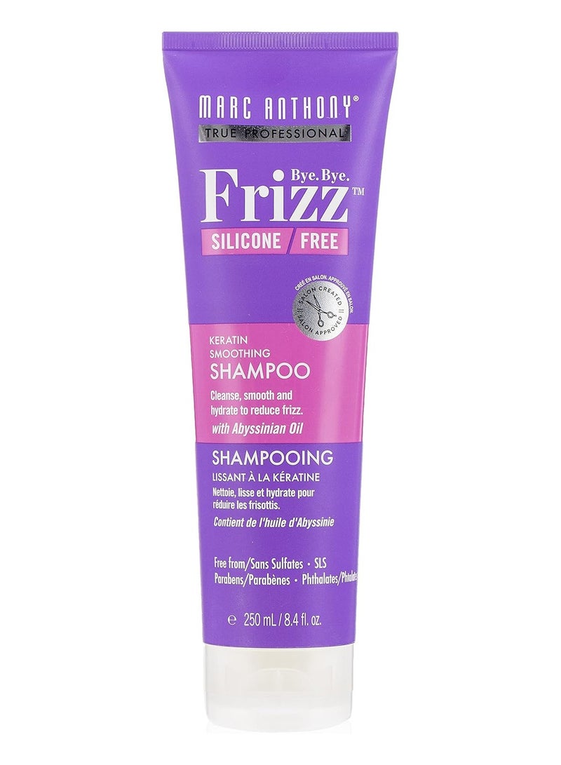Marc Anthony Bye Bye Frizz Keratin Shampoo 250ml — Smooths & Controls Frizz - Image 1