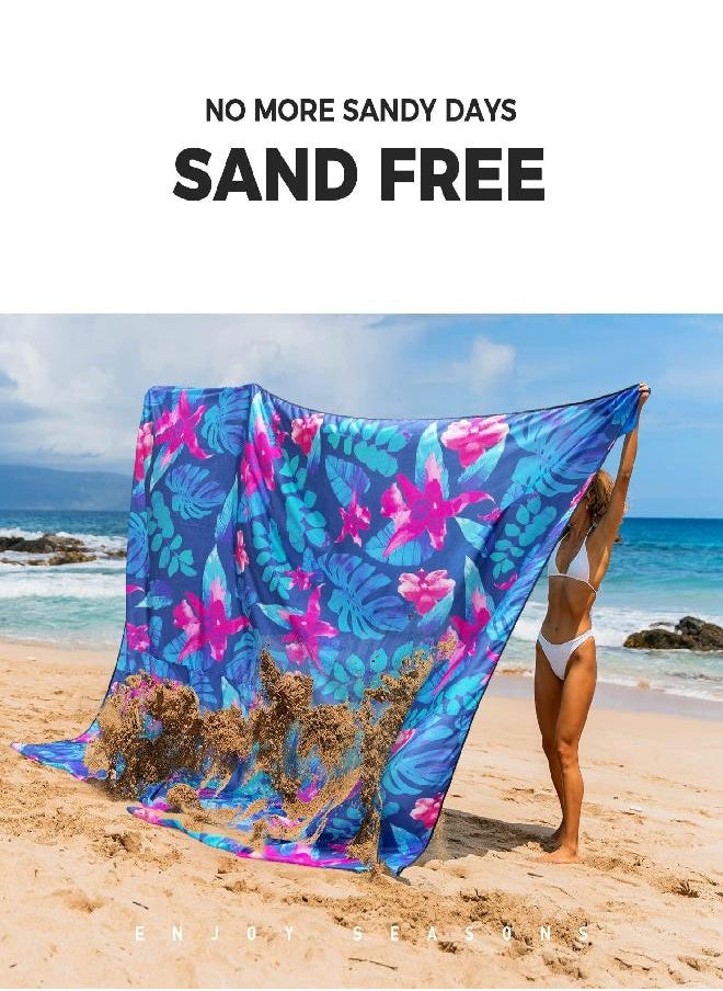 OCOOPA OCOOPA Beach Blanket Sandproof, 10'X 9' Extra Large, Soft and Durable Material, Sand Free Waterproof, Light Weight and Portable, Perfect for Travel Camping, Beach Vocation, Nile Garden  - Image 5
