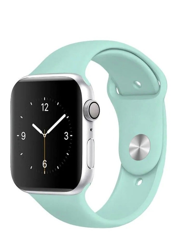 حزام متوافق مع Apple Watch 49 مللي متر 45 مللي متر 44 مللي متر 42 مللي متر بديل حزام سيليكون ناعم لسلسلة الساعات Ultra 8/7/6/5/4 / SE