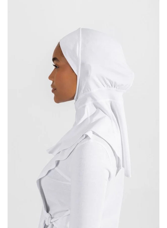 SIGMA FIT White Comfy Hijab - Image 5