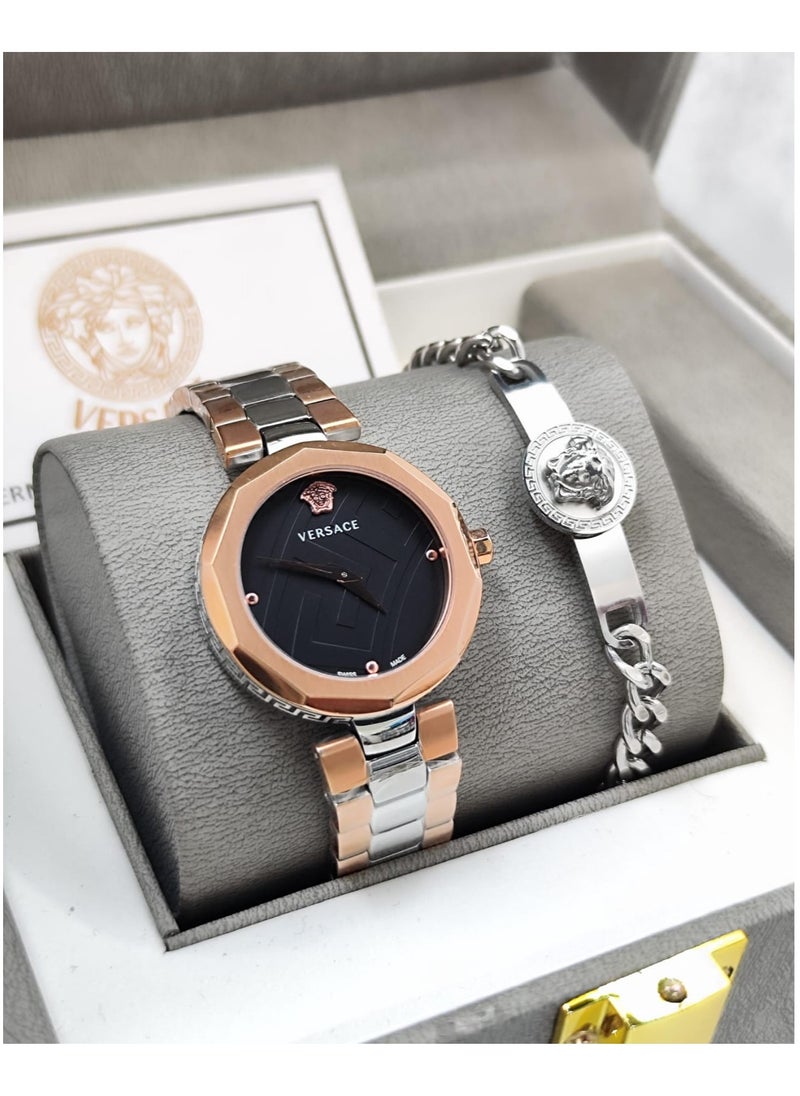 VERSACE - Luxury and beautiful second-class Versace women's watch set - Image 1