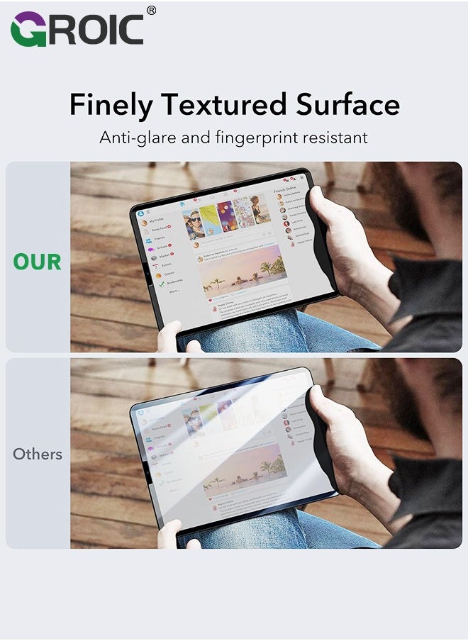 GROIC iPad Pro 11 Inch and iPad Air 5/4 Removable Magnetic Privacy Screen Protector, 30-Degree Anti-Spy Privacy Filter, Detachable and Reusable, Matte Finish  - Image 5