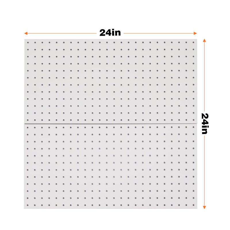 Ultrawall 2 Pcs Metal Pegboard Wall Panels, Peg Boards for Garage Tool Storage - Image 2