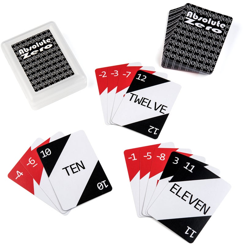 Absolute Zero Math Card Game for Kids and Families - Mathematics Educational Integer Game for Learning at Home, Classroom, Travel - Award Winning Education Math Games Developed by a Math Teacher - Image 1